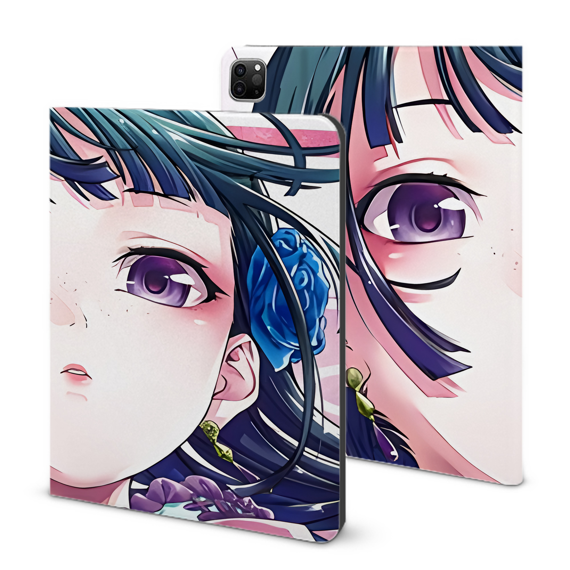 （画像用） 薬屋のひとりごと The Apothecary Diaries IPad ケース ブック型 PUレザー TPU 耐衝撃 軽量 薄型 ペン収納なし 全面保護 IPad 各モデル対応